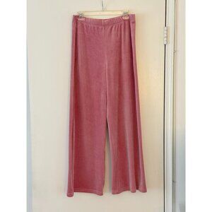 UGG Velour pink wide leg pants